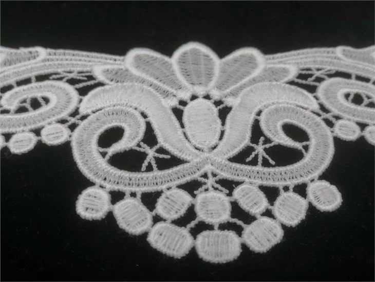 Chemical Embroidery Collar Lace