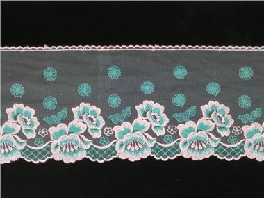 Šareni čipkasti obrub